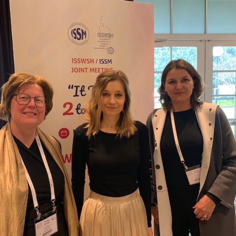 Marga M. IJland met Marieke DeWitte en Caroline M. Vos