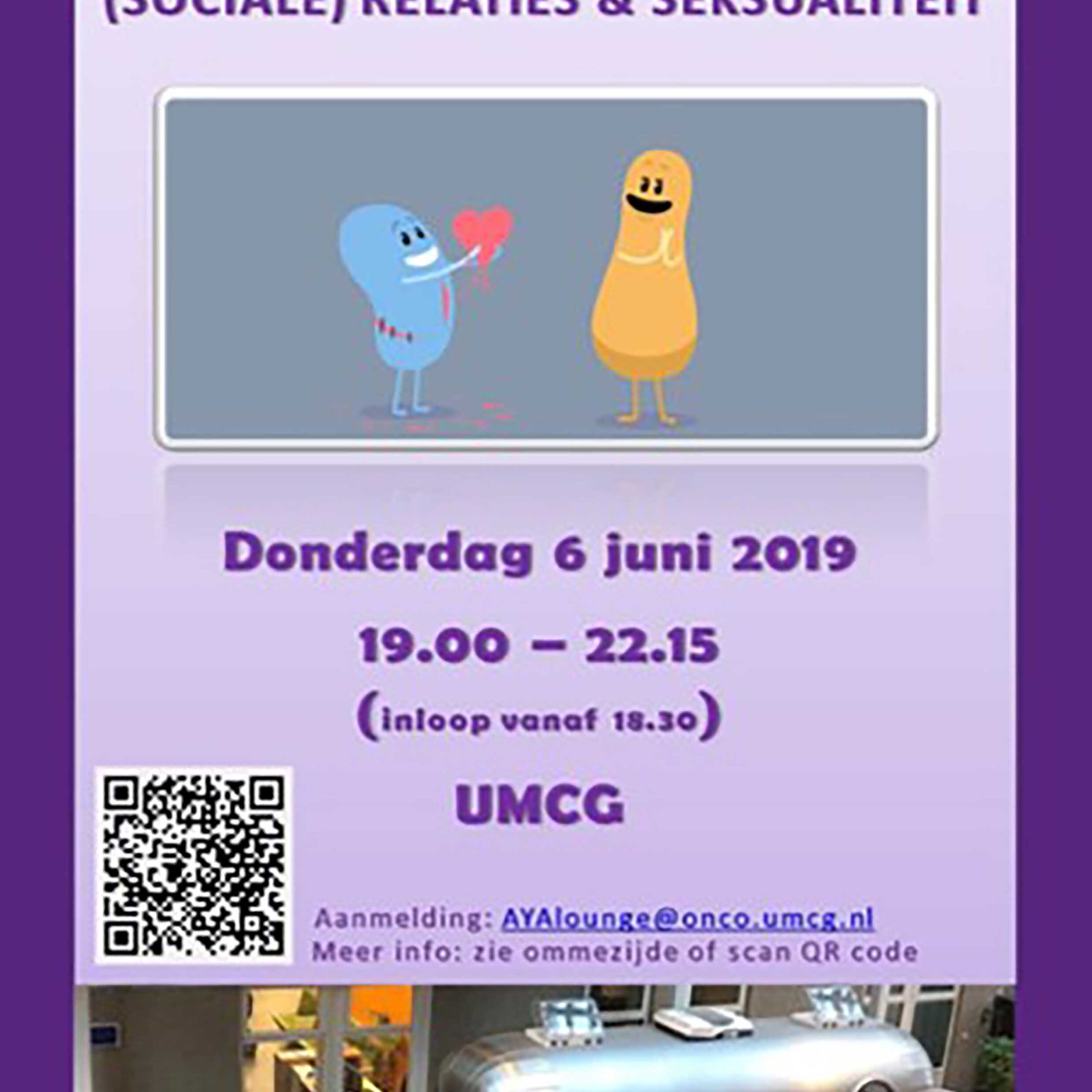 omgaan met kanker 6 juni in UMCG - sick and sex